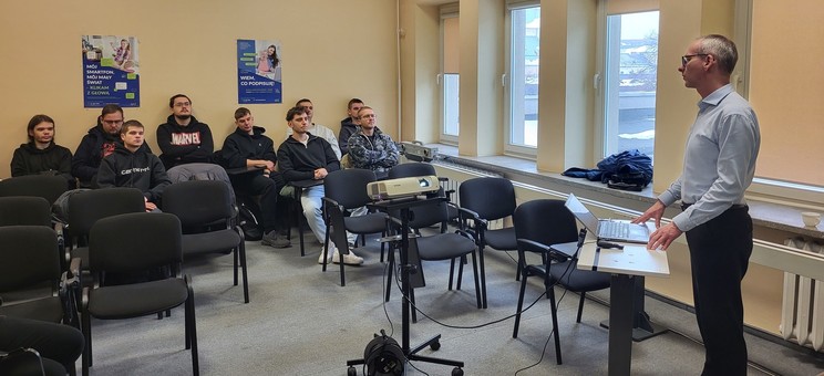 Wizyta studentów w UEK,